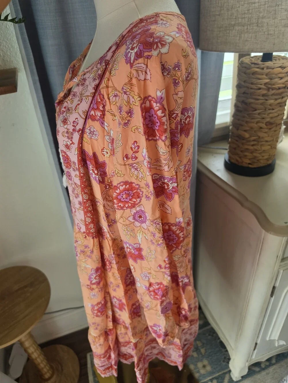 N/A peach dress